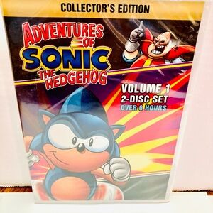 Adventures Of Sonic The Hedgehog 2 DVD Set 1993 New Sealed Vol 1